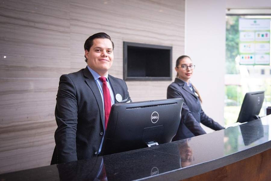 Hotel Rezeption Check in