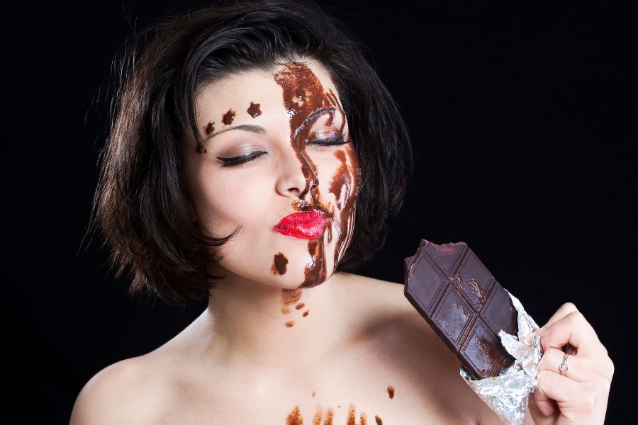 lebendes Buffet - schokolade